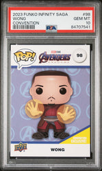 2023 UPPER DECK FUNKO POP MARVEL  WONG CONVENTION #98  PSA 10 (Online Order Only)