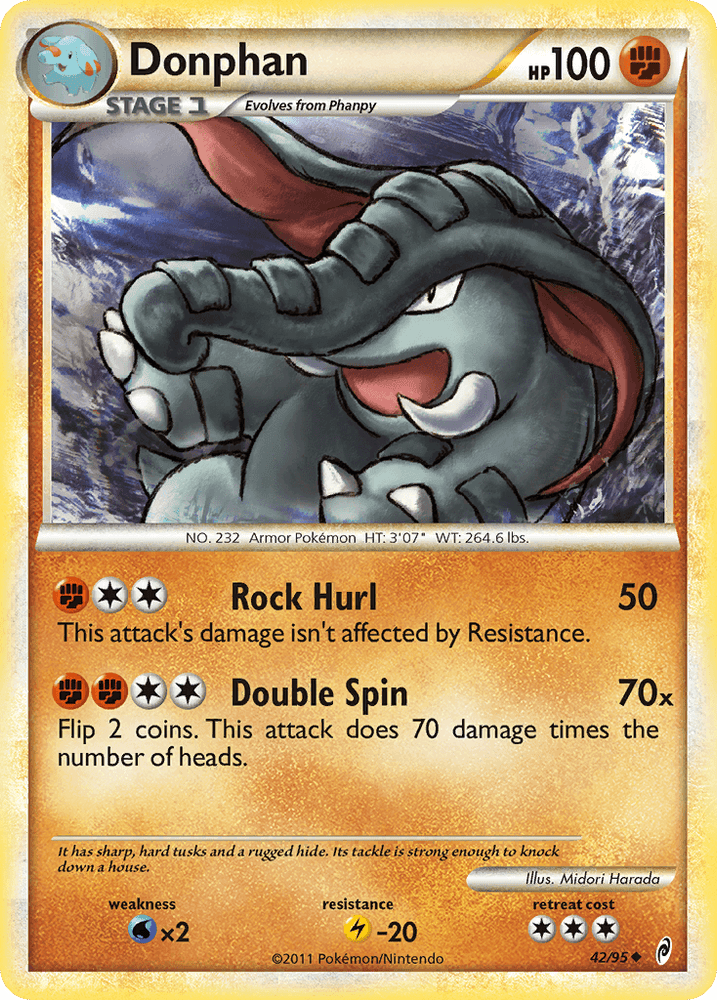 Donphan (42/95) [HeartGold & SoulSilver: Call of Legends] (Online Only)