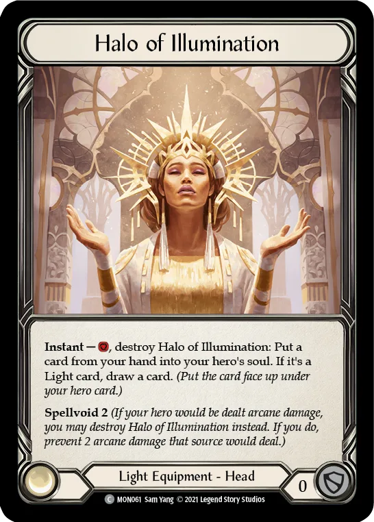 Halo of Illumination [MON061-CF] (Monarch)  1st Edition Cold Foil - Anime Imports LLC