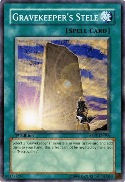 Gravekeeper's Stele [ABPF-EN056] Common (ONLINE ORDER ONLY)