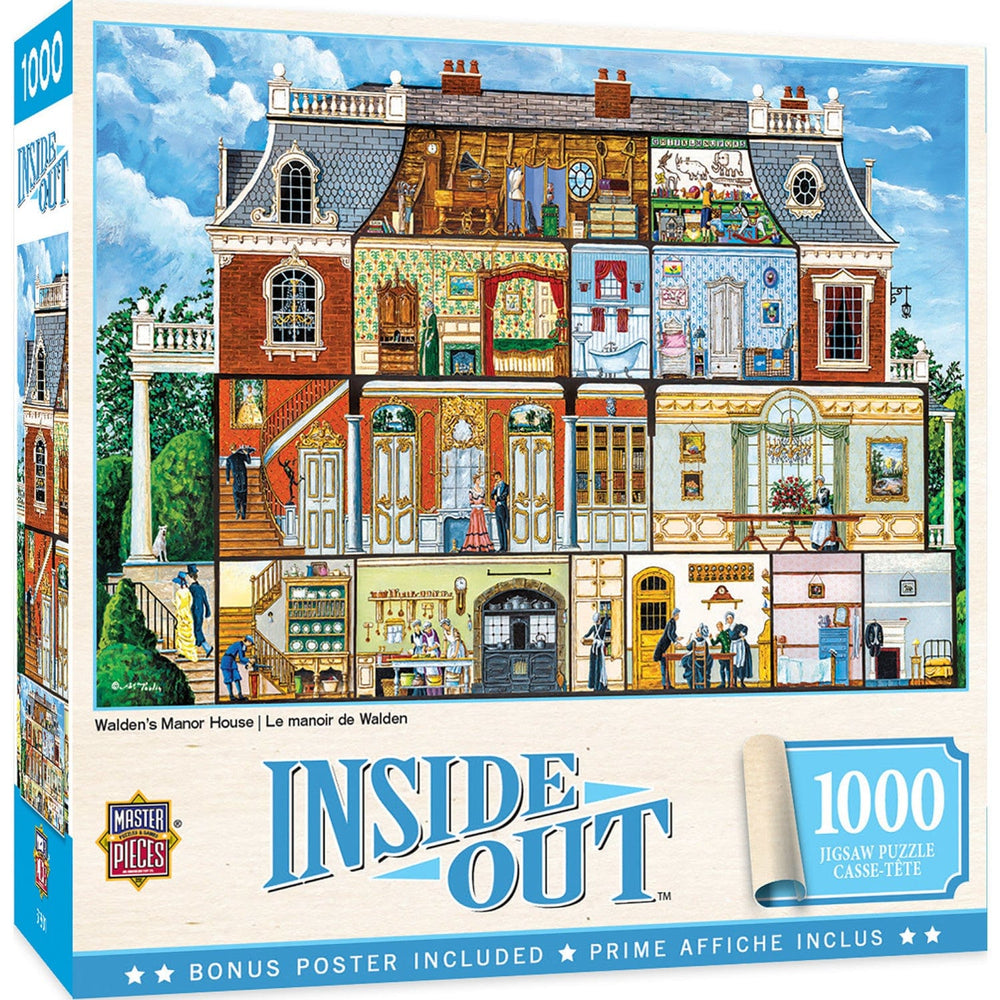 Inside Out - Walden's Manor House 1000 Piece Jigsaw Puzzle (ONLINE ORDER ONLY)