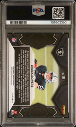Graded 2024 Panini Mosaic Brock Bowers #286 Reactive Yellow Rookie RC Football Card PSA 10 Gem Mint (ONLINE ORDER ONLY)