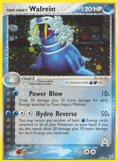 Team Aqua's Walrein (6/95) [EX: Team Magma vs Team Aqua] (Online Only)