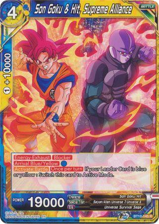 Son Goku & Hit, Supreme Alliance (BT10-145) [Rise of the Unison Warrior 2nd Edition] (ONLINE ORDER ONLY)