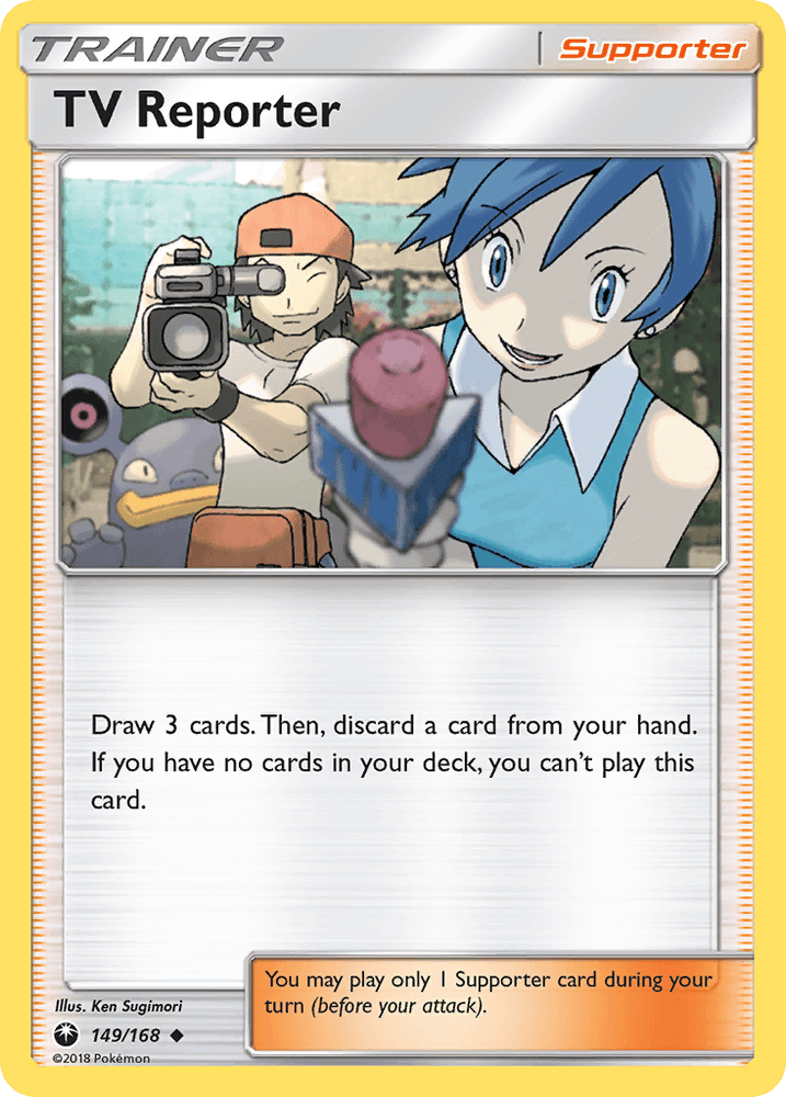 TV Reporter (149/168) [Sun & Moon: Celestial Storm] (Online Only)