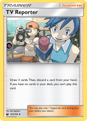 TV Reporter (149/168) [Sun & Moon: Celestial Storm] (Online Only)