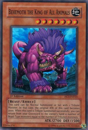 Behemoth the King of All Animals [FET-EN014] Super Rare (ONLINE ORDER ONLY)