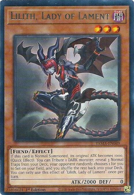 Lilith, Lady of Lament [TAMA-EN049] Rare (ONLINE ORDER ONLY)
