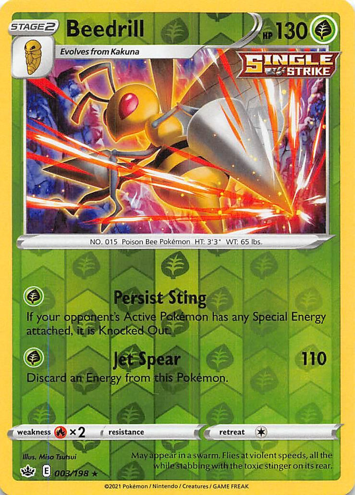 Beedrill (003/198) [Sword & Shield: Chilling Reign] (Online Only)