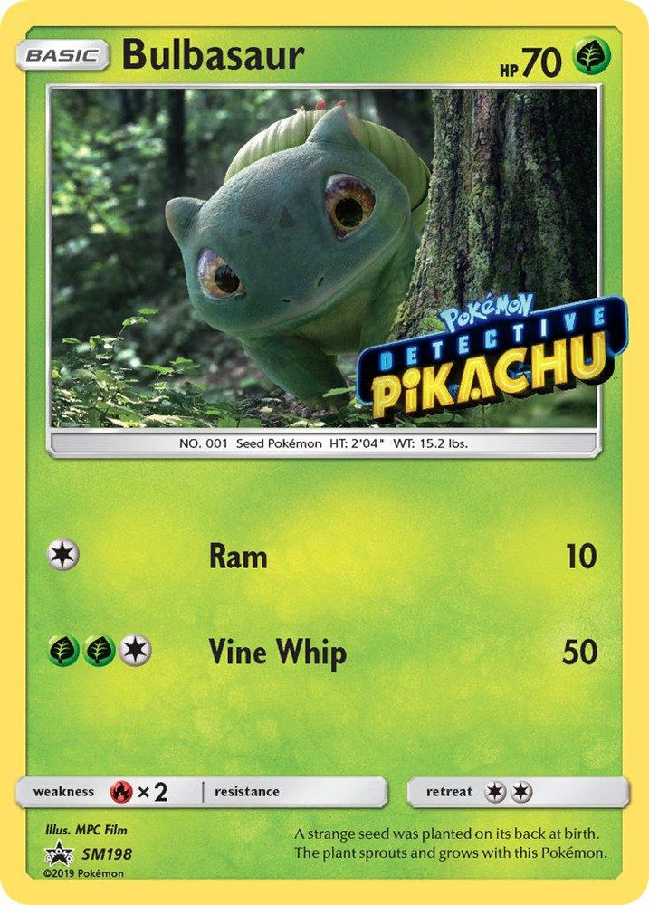 Bulbasaur (SM198) (Detective Pikachu Stamped) [Sun & Moon: Black Star Promos] (Online Only)