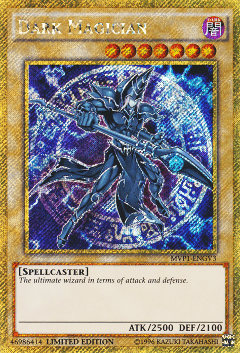 Dark Magician [MVP1-ENGV3] Gold Secret Rare (ONLINE ORDER ONLY)