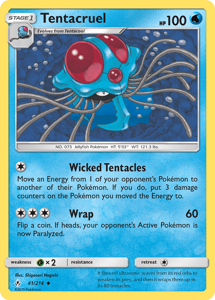 Tentacruel (41/214) [Sun & Moon: Unbroken Bonds] (Online Only)