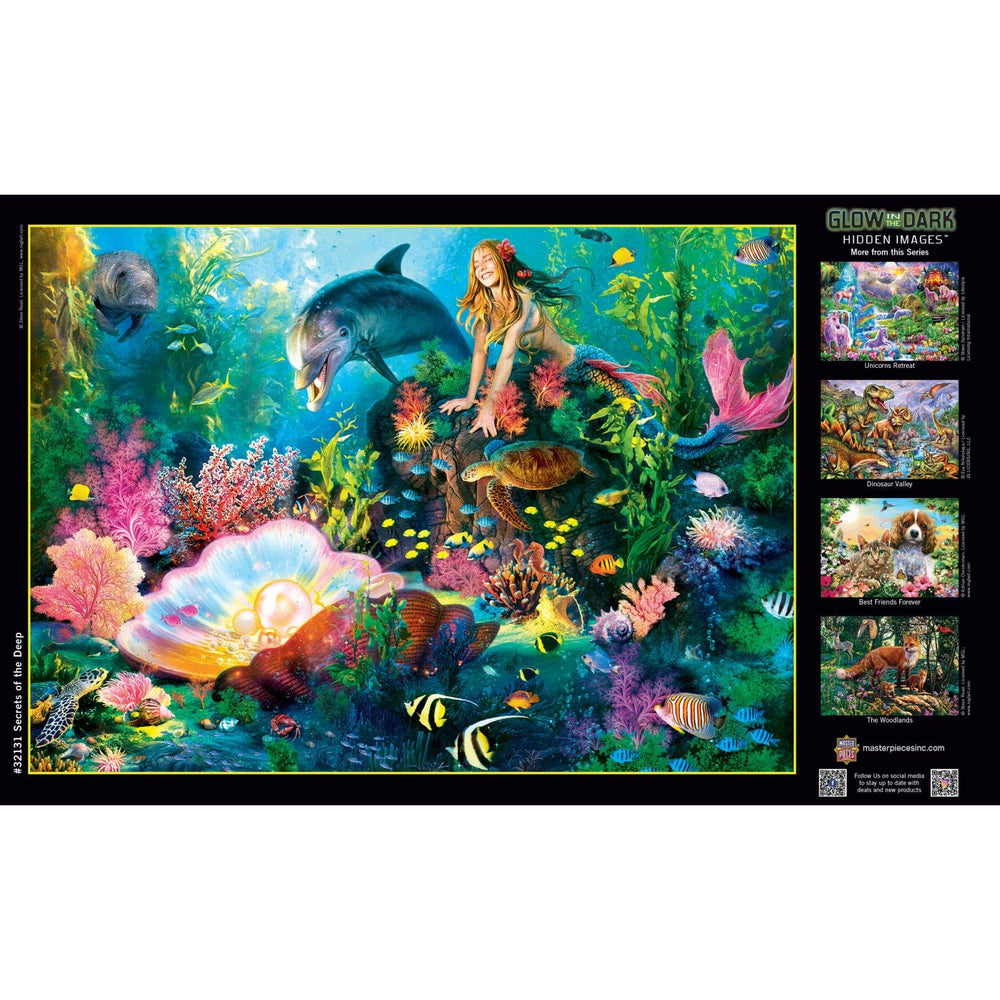 Hidden Images - Secrets of the Deep 500 Piece Jigsaw Puzzle (ONLINE ORDER ONLY)