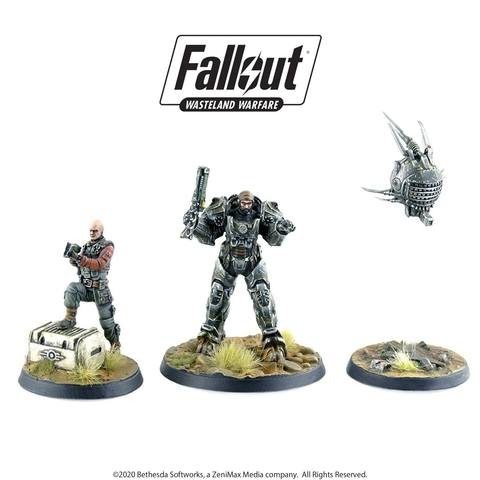 Fallout: Wasteland Warfare - Brotherhood of Steel - Knight-Captain Cade & Paladin Danse (ONLINE ORDER ONLY)
