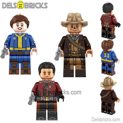 Fallout Lucy, Cooper, Maximus set of 3 Lego Minifigures Custom Toys (ONLINE ORDER ONLY)