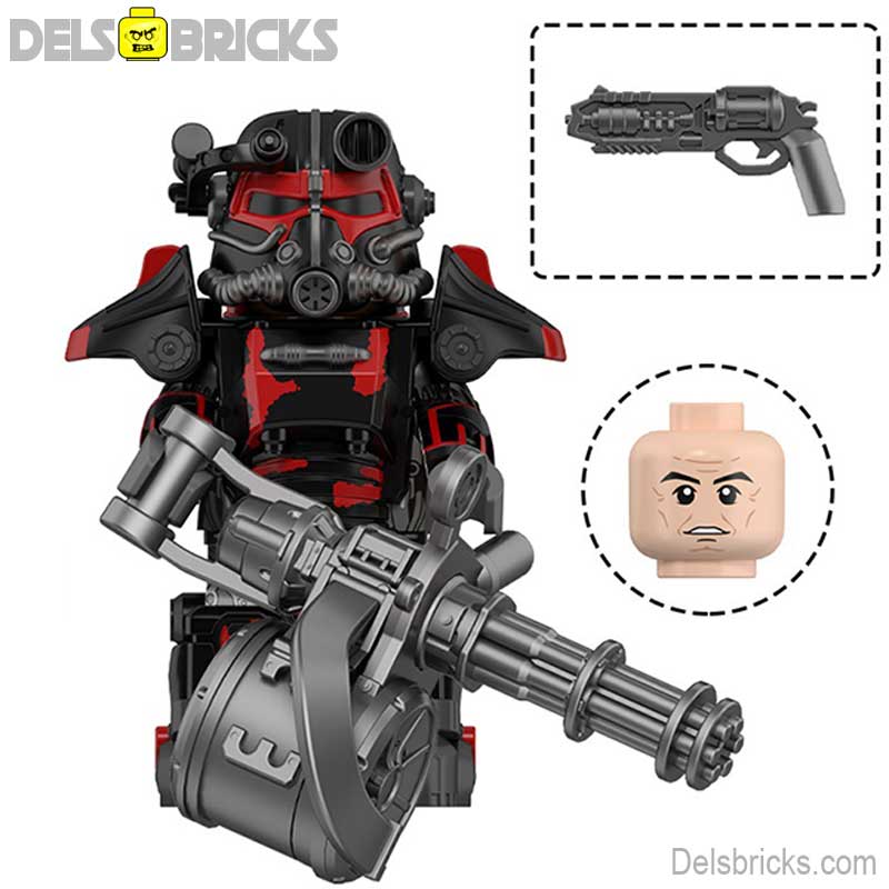 Fallout T-45 Power Armor Lego Minifigures Custom video Game Toys Set 5-4 (ONLINE ORDER ONLY)
