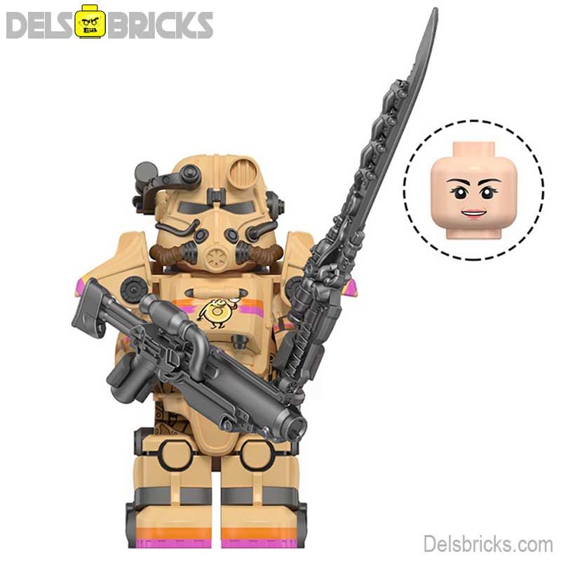 Fallout T-45 Power Armor Lego Minifigures Custom video Game Toys Set 5-8 (ONLINE ORDER ONLY)