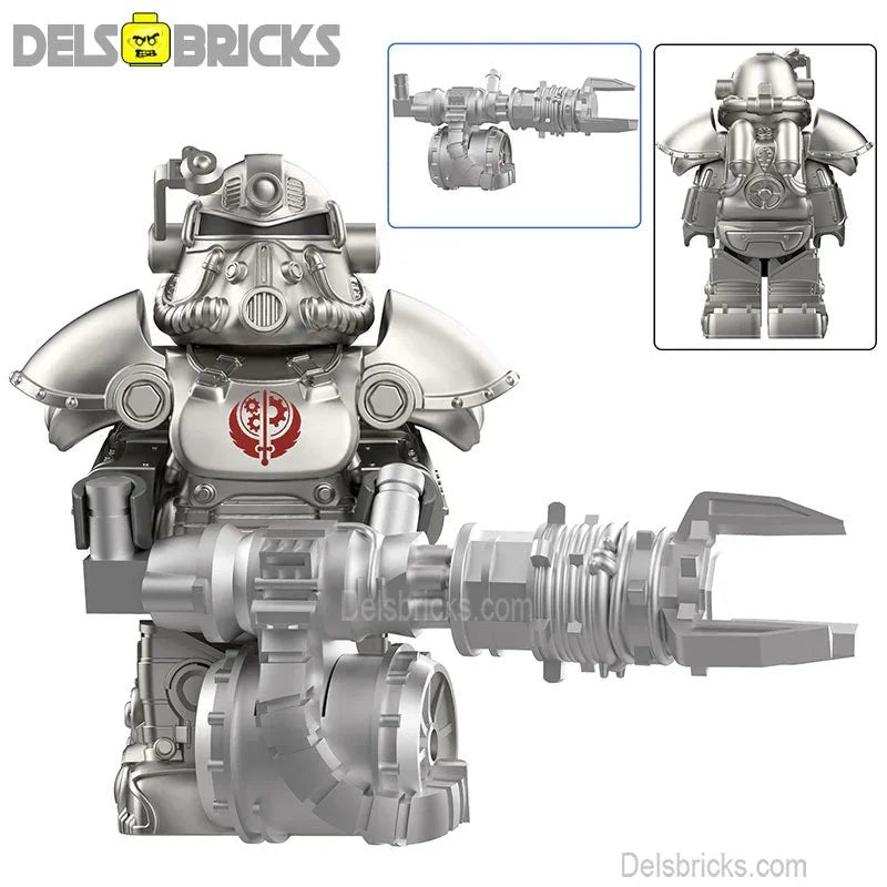 Fallout t-51 Power Armor Lego Minifigures Custom video Game Toys Set 4-1 (ONLINE ORDER ONLY)