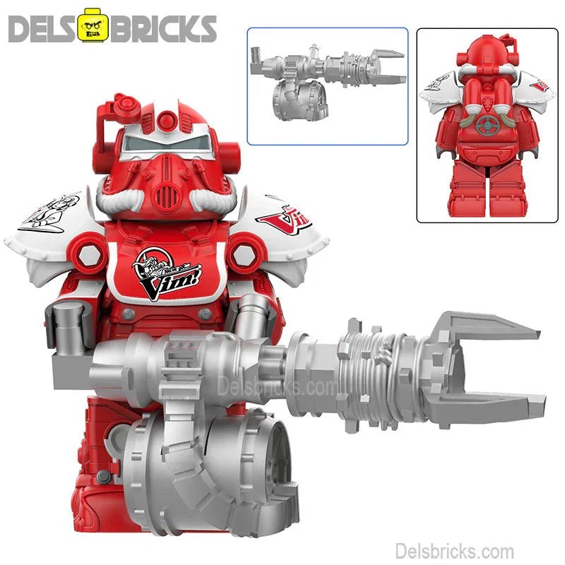 Fallout t-51 Power Armor Lego Minifigures Custom video Game Toys Set 4-2 (ONLINE ORDER ONLY)
