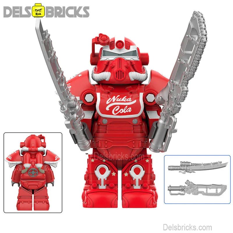Fallout t-51 Power Armor Lego Minifigures Custom video Game Toys Set 4-4 (ONLINE ORDER ONLY)