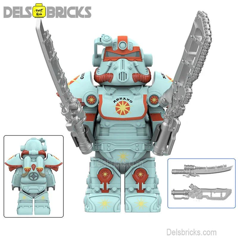 Fallout t-51 Power Armor Lego Minifigures Custom video Game Toys Set 4-6 (ONLINE ORDER ONLY)