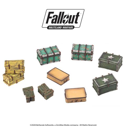 Fallout: Wasteland Warfare - Terrain Expansion - Cases and Crates (ONLINE ORDER ONLY)