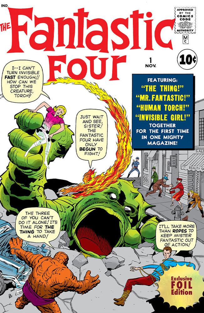 [FOIL] Fantastic Four #1 Facsimile Edition Foil Variant [New Printing] Cb  (01/08/2025) (ONLINE ORDER ONLY)