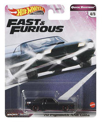 Fast & Furious Hot Wheels Premium Fast GT Vehicle 2020 - 4/5 '70 Plymouth AAR Cuda (ONLINE ORDER ONLY)