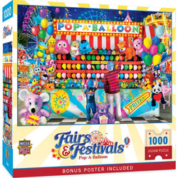 Fairs & Festivals - Pop-A-Balloon 1000 Piece Jigsaw Puzzle (ONLINE ORDER ONLY)