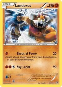 Landorus (58/111) (Theme Deck Exclusive) [XY: Furious Fists] (Online Only)