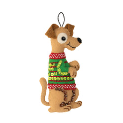 Bucilla Dogs in Ugly Sweaters Felt Ornament Kit – Set of 5 Christmas Dog Ornaments (ONLINE ORDER ONLY)