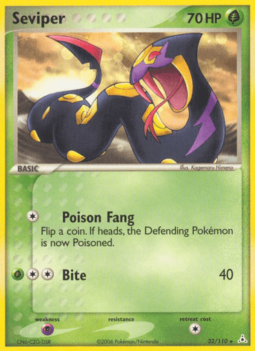 Seviper (32/110) [EX: Holon Phantoms] (Online Only)