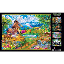 Hidden Images - Meadowlark Morning 500 Piece Jigsaw Puzzle