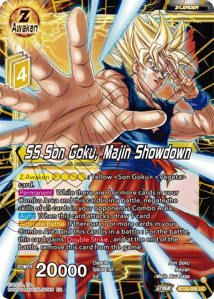 SS Son Goku, Majin Showdown (BT20-086) [Power Absorbed] (ONLINE ORDER ONLY)
