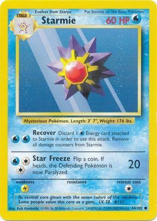 Starmie (64/102) [Base Set Unlimited] (Online Only)