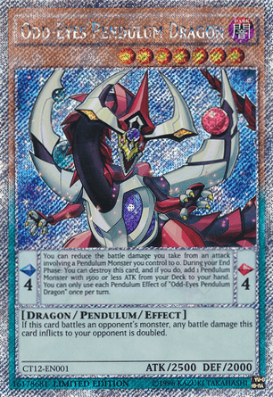 Odd-Eyes Pendulum Dragon [CT12-EN001] Secret Rare (ONLINE ORDER ONLY)