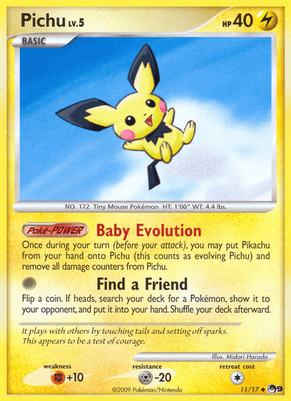 Pichu (11/17) [POP Series 9] (Online Only)