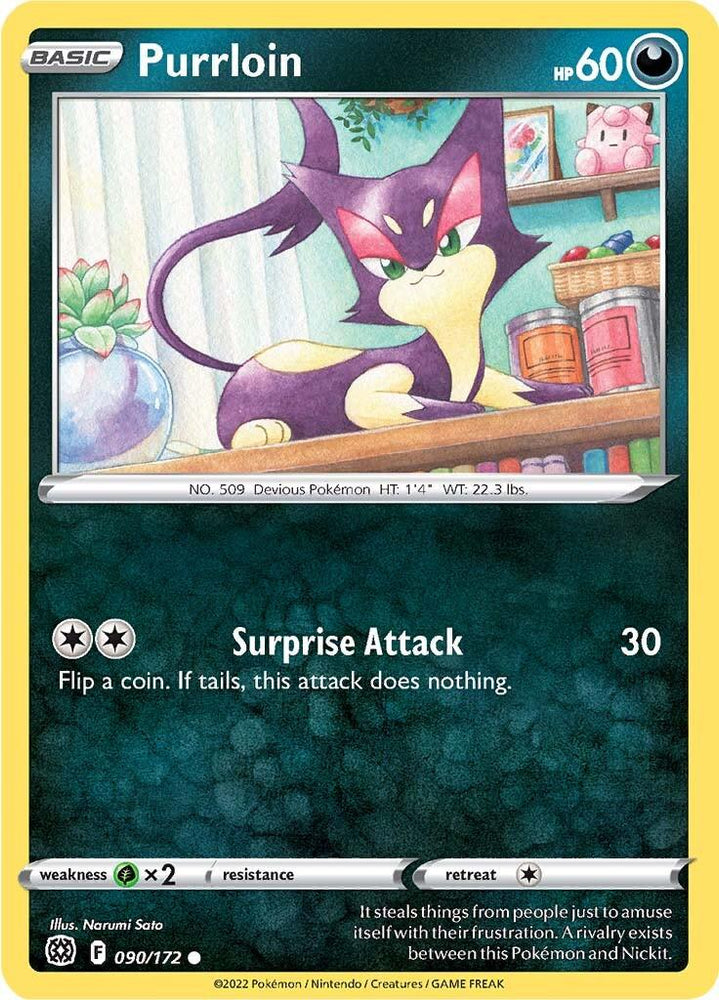 Purrloin (090/172) [Sword & Shield: Brilliant Stars] (Online Only)