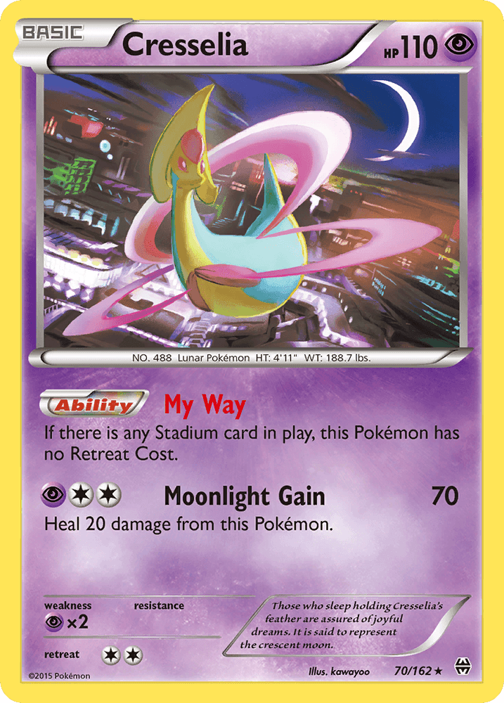 Cresselia (70/162) [XY: BREAKthrough] (Online Only)