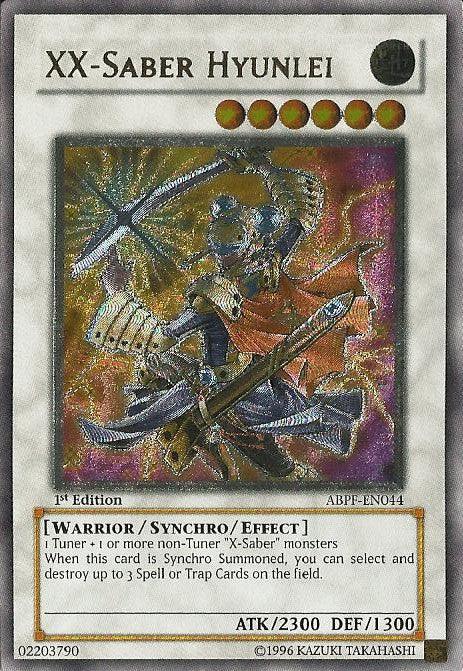 XX-Saber Hyunlei [ABPF-EN044] Ultimate Rare (ONLINE ORDER ONLY)