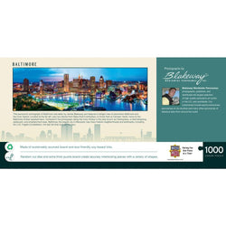 Baltimore, Maryland 1000 Piece Panoramic Jigsaw Puzzle (ONLINE ORDER ONLY)