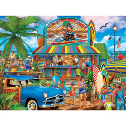 Drive-Ins, Diners & Dives - The Surf Dog Grill 550 Piece Jigsaw Puzzle (ONLINE ORDER ONLY)