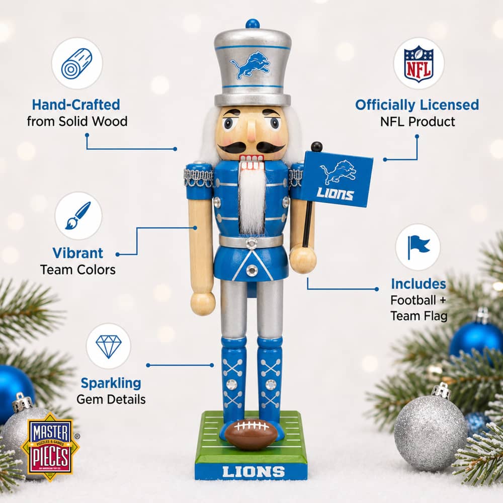 Detroit Lions - Collectible Nutcracker