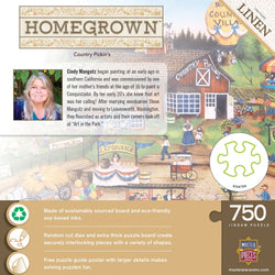 Homegrown - Country Pickin's 750 Piece Jigsaw Puzzle (ONLINE ORDER ONLY)