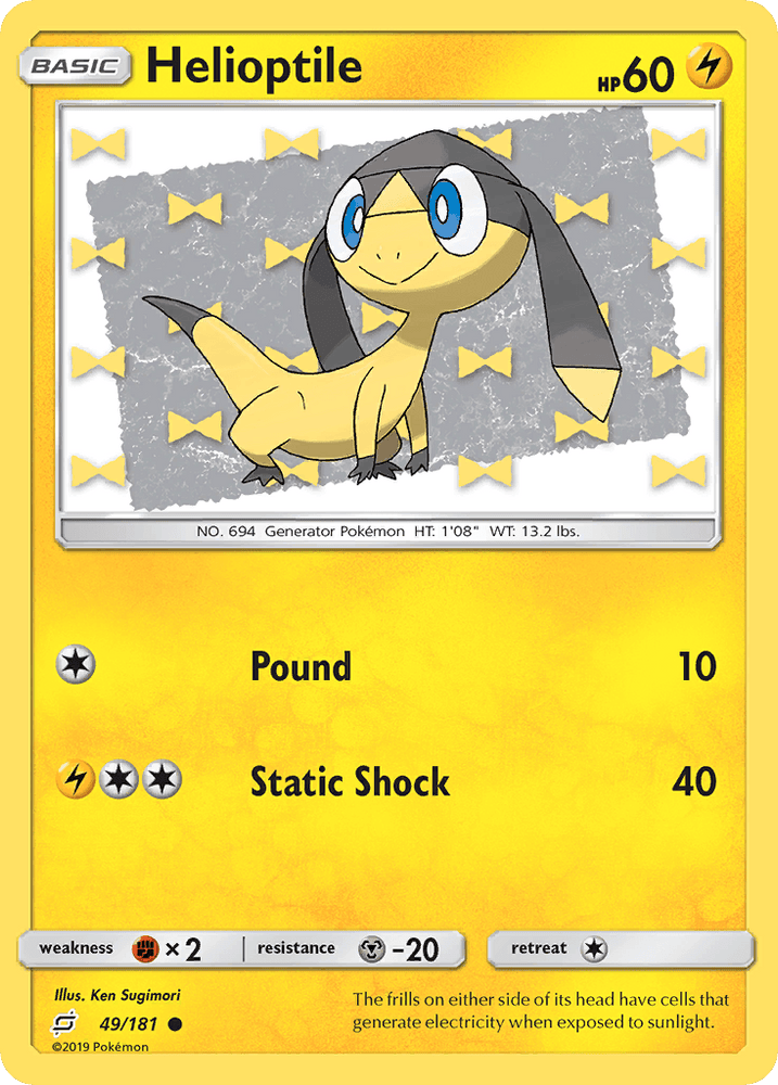 Helioptile (49/181) [Sun & Moon: Team Up] (Online Only)