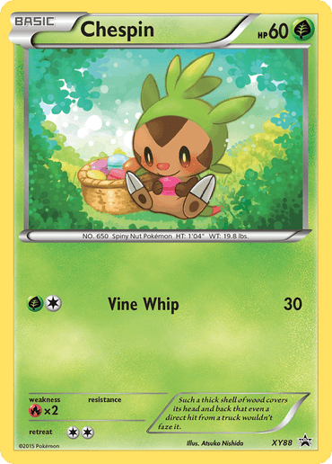 Chespin (XY88) (Collector Chest) [XY: Black Star Promos] (Online Only)
