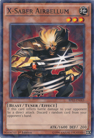 X-Saber Airbellum [BP03-EN063] Shatterfoil Rare (ONLINE ORDER ONLY)