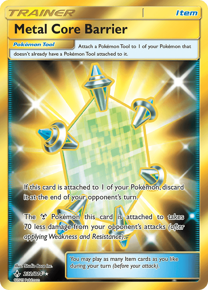 Metal Core Barrier (232/214) [Sun & Moon: Unbroken Bonds] (Online Only)