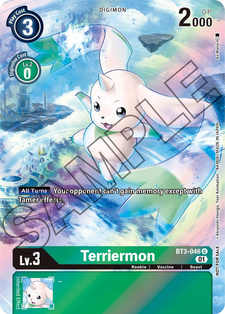 Terriermon [BT3-046] (Tamer's Card Set 1) [Release Special Booster Promos] (ONLINE ORDER ONLY)