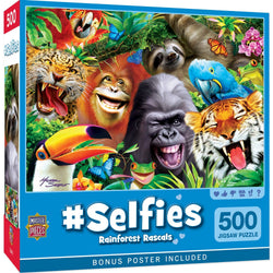Selfies - Rainforest Rascals 500 Piece Jigsaw Puzzle (ONLINE ORDER ONLY)